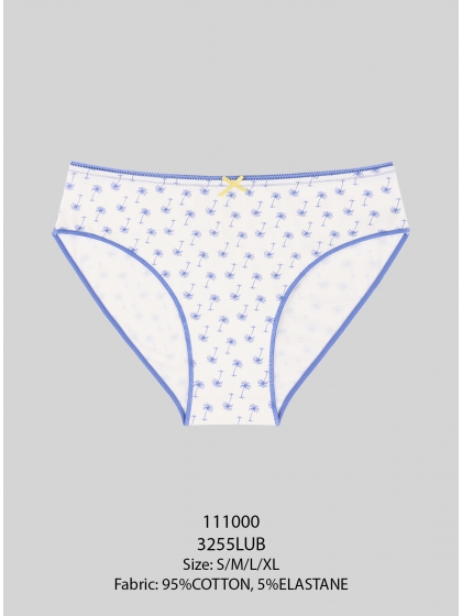 Женские белые трусы слипы (Арт. LUB3255)